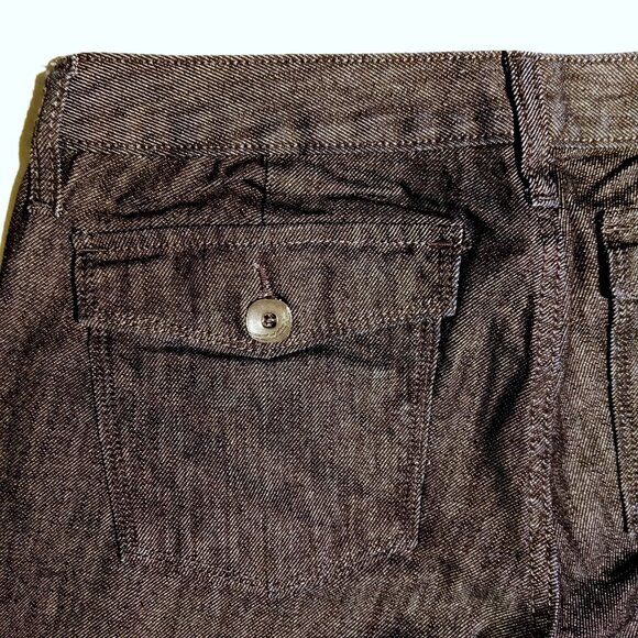 BANANA REPUBLIC Pants/Trousers  sz 6  Wide Leg  Denim Cotton  style-538380 EUC - Picture 10 of 12
